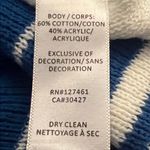 Wildfox Frida Traveler Fringe Oversized Blue White Sweater Poncho Size Small Photo 7