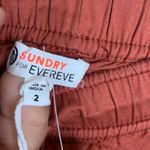 Evereve Sundry Sunday Skirt with Bungee Drawcord in Terra rust brick W-645 Sz M Photo 5