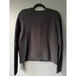 Ninety Clothing Co. Women's Black Knit Cardigan with Silver Buttons Size Medium Photo 4