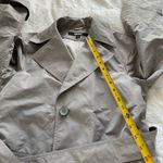 DKNY Never worn: gray Trench Coat size small Photo 5