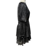 MISA Los Angeles Lisi Smocked Metallic Mini Dress – Size S-New Years Eve Dress Photo 2