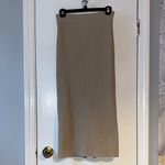 Cuts Clothing Ribbed Midi Skirt Tan Size M Photo 2