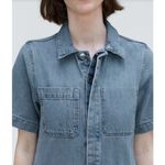 Everlane Supersoft Denim Jumpsuit in Medium Blue Denim Size 6 Photo 2