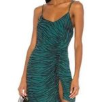 Capulet  jade tiger stripe mini dress size large Photo 2