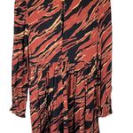 Nordstrom BP. by | NWT | XXS | Brown Burnout Tiger Stripe Long Sleeve Mini Dress Photo 6