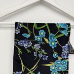 Katlyn O'Farrel Vintage Floral Scarf Accessory Tie Belt Lightweight Black Photo 1