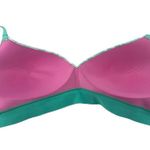 Victoria's Secret Pink Wear Everywhere Wireless Lightly Lined Green Swirl 38D Size undefined Photo 2