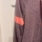 Under Armour Women XS Purple Orange Striped Zip Up Hoodie Lightweight Athletic Photo 1