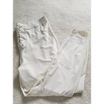 Good American Good Waist Crop Ivory Lace Up Bombshell Legging Size 6= 3XL Photo 2