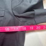 Ann Taylor Shirt Dress Black 10 Pockets Cotton Spandex Tab Sleeves Button Down Photo 6