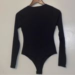 PUMIEY M Women's Crew Neck Long Sleeve Bodysuit Sexy Tops Sharp Collection Black Size M Photo 2