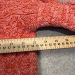 Pilcro Anthropologie Jasmine Chunky Cable Knit Sweater Small Pink Cotton Blend Photo 11