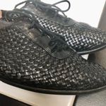 Bally Vintage 60s of Switzerland Leather Basket Weave Lace Up Loafers Unique 7.5 Photo 3