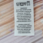 Destination Maternity Floral Print Pleated Wrap Dress Size Large Wedding Guest Orange Photo 9