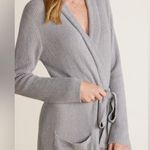 Barefoot Dreams  Mushroom Gray CozyChic Lite Ribbed Robe Size Large / XL Photo 3