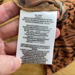 BCBGeneration  Sheer Print High Neck Top in Tan & Black Photo 2