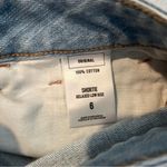 EXPRESS  6 Shortie relaxed low rise Ripped Jean Shorts peek a boo pocket roses Photo 2