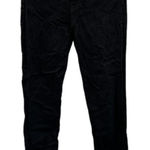 Denim Forum The Lola High Rise Skinny Crop Raw Hem Jeans Size 29 Black Photo 0