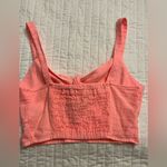 Universal Threads universal thread coral linen blend crop top NWT Photo 3