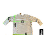 Style & Co Women's 3XL Beige Medallion Embellished Long Sleeve Round Neck Top Photo 2