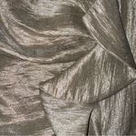 Suzi Chin for Maggy Boutique Asymmetrical Ruffle Cocktail Occasion Gold Dress Size 8 Photo 6