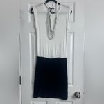 BCBGMAXAZRIA Dress with Chic Black Pencil Skirt & White Top w/Necklace Small Photo 11