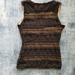 Max Studio Black Ruffle and Lace Tank S Photo 1