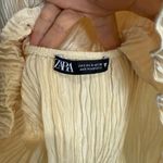 ZARA Pleated Halter Neck Blouse medium. Photo 4