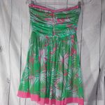 Juicy Couture Y2K Summer Palms Strapless Babydoll Mini Dress Size M Photo 7
