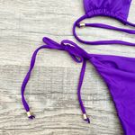 SheIn purple gold metal bikini set size S. Photo 4