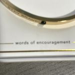 Jo + Le Goldtone Bangle Bracelet “Stay Brave” inscription New in Gift Box Gold Photo 1