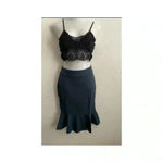 Zenana Outfitters 🆕 Hunter Green Mermaid-Hem Mid Skirt L🆕 Photo 4