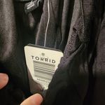 Torrid size 2 black maxi textured woven double slit dress nwt Photo 4