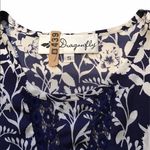 Dragonfly Sleeveless Floral Top Photo 6