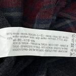 ZARA  Plaid Long Sleeve Mini Shirt Dress Red Gray Size S Photo 6