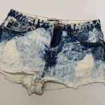 Forever 21  Acid Wash Distressed Denim Short Photo 0