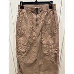 Current/Elliott Current Elliott The Article A line Cargo MIDI Skirt Sz 26 Linen Blend Lagenlook Photo 4