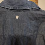 Adidas NEO Denim Snap Button-Up Shirt Photo 2