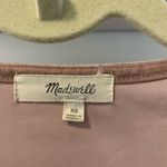 Madewell  Long Sleeve Velvet Blush Bodysuit Size XS Photo 1