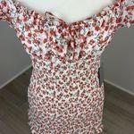 J for Justify  Floral Ruched Mini Dress Size Large NWT Photo 2