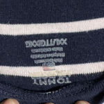 Tommy Hilfiger XLL Navy and Baby Pink Long Sleeve  Basic Striped Tee Preppy Photo 4