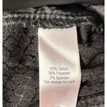 Jennifer Lopez NEW  Black Snake Embossed Cropped Ankle Career Pants Stretch Sz 6 Photo 4