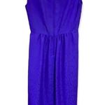 Vintage 60's/70's Jacquard Maxi Dress Purple Size Medium Photo 2