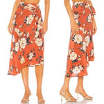 Anthropologie YUMI KIM Live It Up Skirt In Orange Size Medium NWOT $178 Photo 13