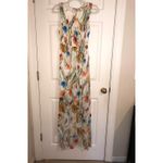 Alice + Olivia Revolve Alice + Oliva Mel Dress Size 0 Open Back High-Low Exotic Poppy Maxi Photo 2