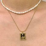 Fresh Water Pearl Necklace, Pearl Choker, Pearl Necklace White Photo 3