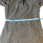 Boden Lara Pleat Chalky Navy Cluster Spot‎ Dress US Size 6 Print Dress Pleated Blue Photo 7