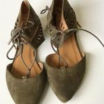 Olive Sandals Green Size 8 Photo 0