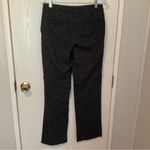 Sundance Black and White Pinstripe Linen Blend Pants Button Side Size 4 Photo 2