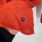 Mountain Hardwear Long Sleeve Crew Shirt Womens Medium Rust Polyester Photo 4
